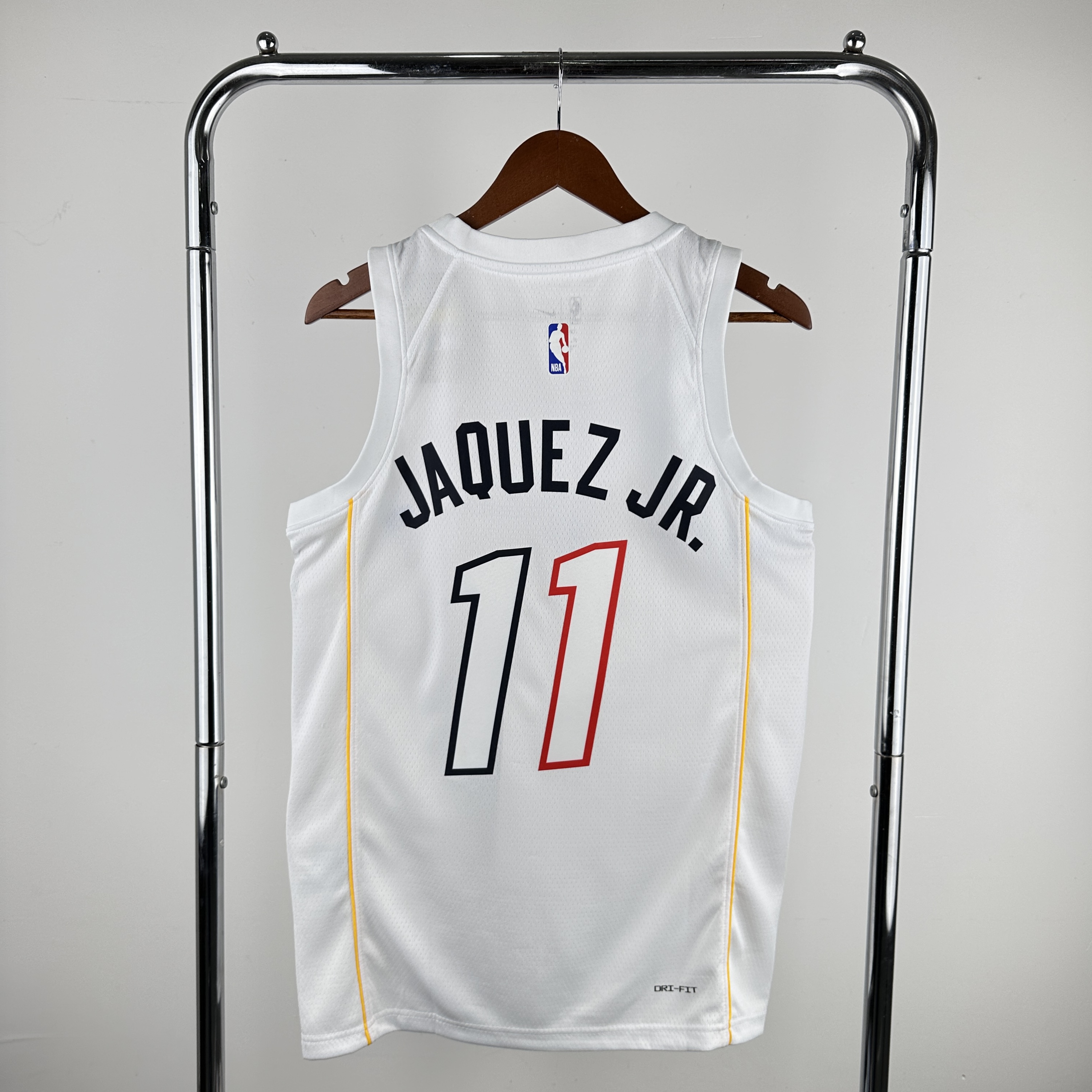 Men Miami Heat #11 Jaquez jr White City Edition Nike 2024 NBA Jersey